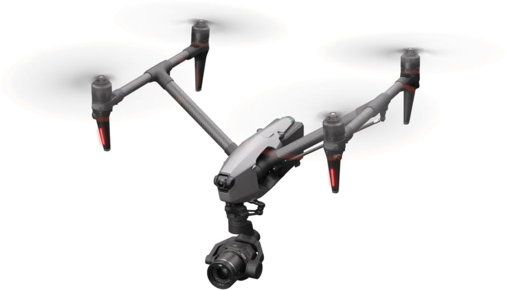 Drone de prises de vues aériennes utilisé par ABRID View pour le suivi de chantiers